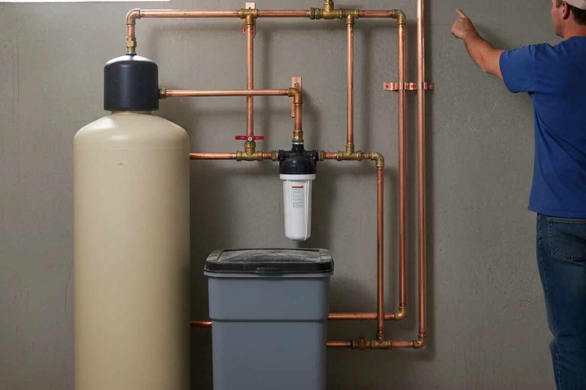 Whole-house water treatment system installed in Henning